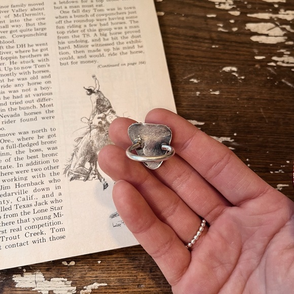 SOLD Kingman Turquoise Ring - Picture 4 of 4